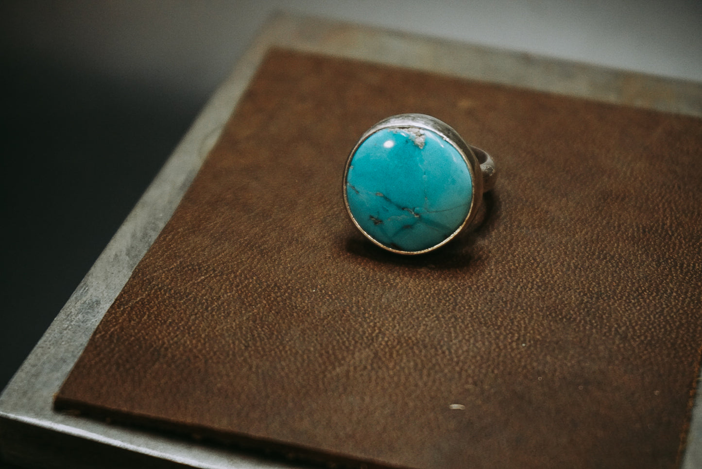 Turq Minimalist Ring | Size 5