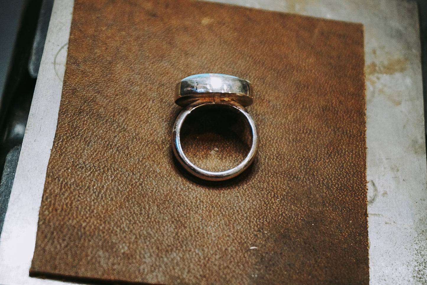 Turq Minimalist Ring | Size 5