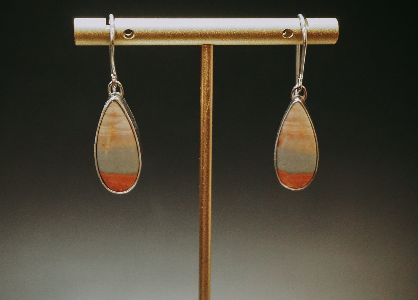 Jasper Dangler Earrings